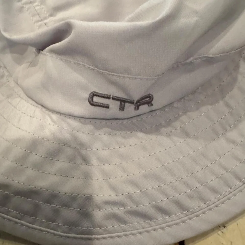 CTR Chaos Thermal Regulation Light Gray UPF 50+ Sun Bucket Hat Size M/L